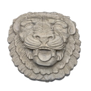 Ornamental Element | Lion Head 1 | As Shown - Grey Color, Smooth Texture
