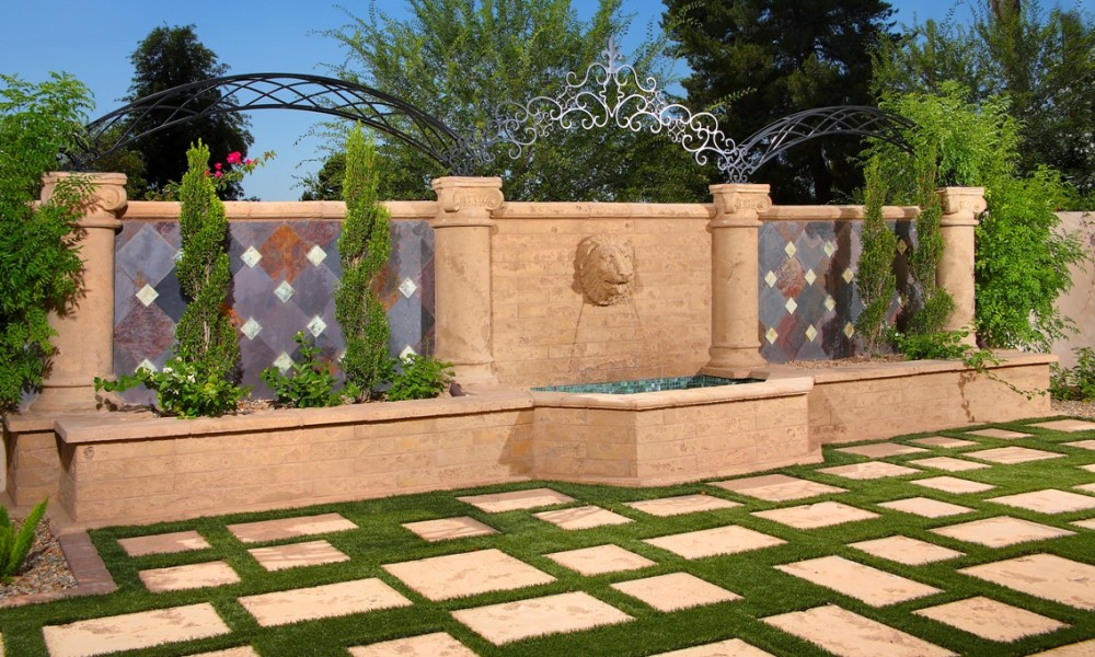 Mesa Precast - Ornamental Element Lion Head 1 - Columns, Pavers | Hardscape Design | Home, Office Decor