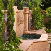 Mesa Precast - Ornamental Element Lion Head 1 - Columns, Pavers | Hardscape Design | Home, Office Decor | Side View