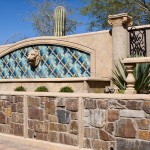 Mesa Precast - Ornamental Element Lion Head 1 | Hardscape | Home and Office Decor | Options for Color and Finishes