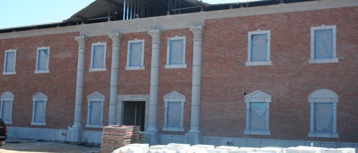 Mesa Precast Architectural GFRC - Support for Construction, onsite Installation