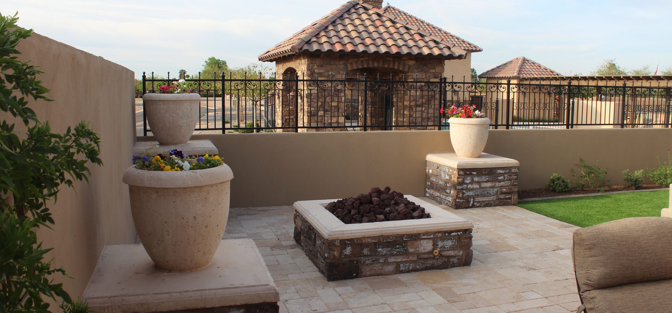 Mesa Precast - Planters, Matching Hardscape Colors for Uniform Effects Mesa Precast - Planters, Matching Hardscape Colors for Uniform Effects