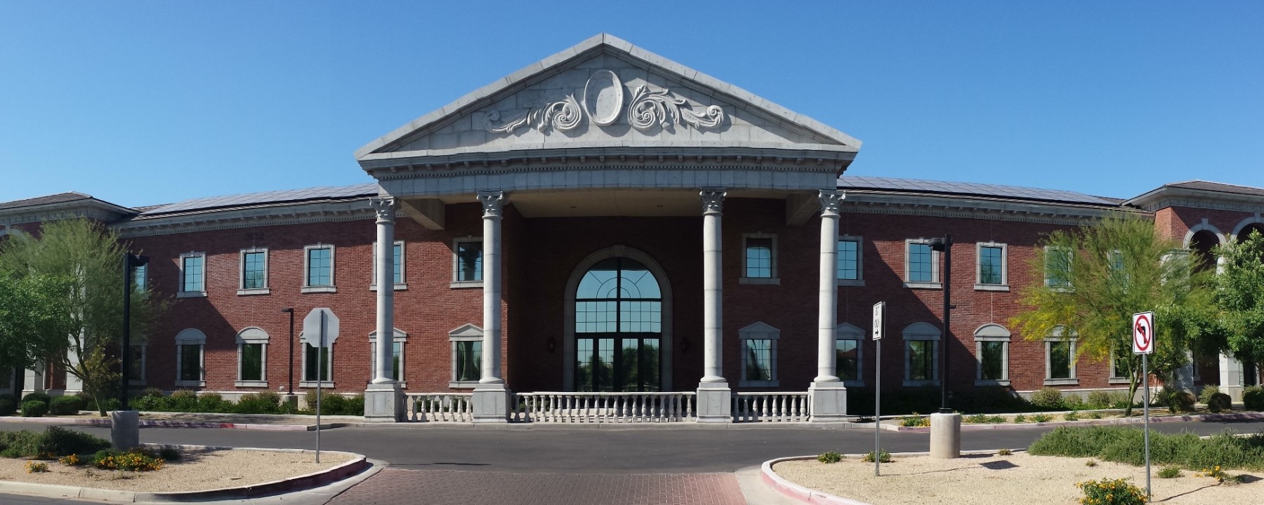 Mesa Precast Project - Gilbert Christian High School | Architectural GFRC | Building Veneer, Columns, Corinthian Capitals, Wainscots, Ornamental Elements