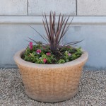 Mesa Precast Catalog Product – Basket Weave Planter | Flower Pot