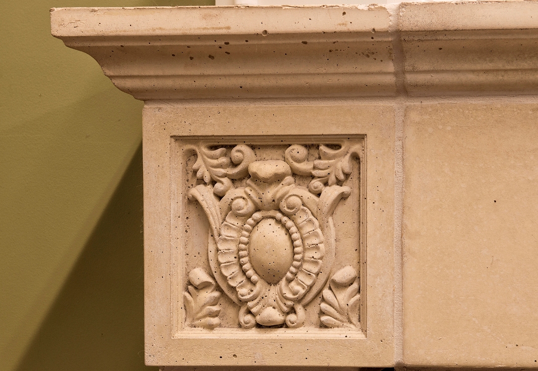 Mesa Precast - Specialty Trim Panels - Ornamentals - Home Decor - panel morgan - 12- corner of a fireplace