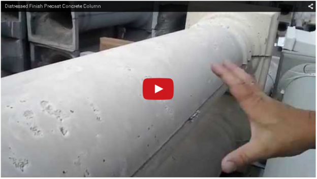 Mesa Precast APA Certified Manufacturing Plant - Video Clips for Distressed Finish Precast Concrete Tuscon Columns