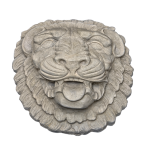Ornamental Product Ornamental Product Lion Head 1 | Grey Color - Smooth Texture