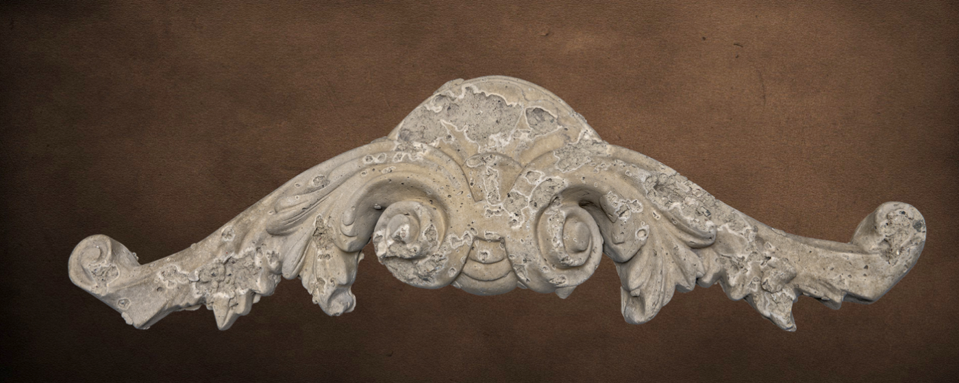 Ornamental Product - Cartouche 1 | Natural Honey Color | Moreno Finish