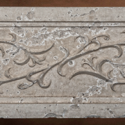 Trumpet Vine Decorative Panel 2 | In this image ... Moreno Finish with Natural Honey Color