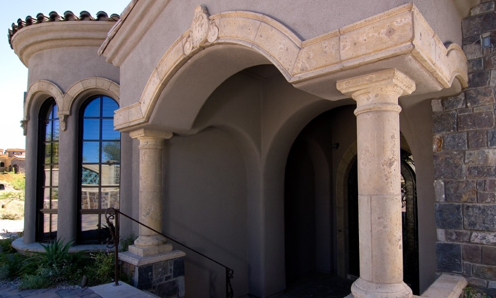 Mesa Precast Color, Finish Options for Architectural Columns, Hardscape Ornamental Elements, Entry Way Surround, Architectural Trim