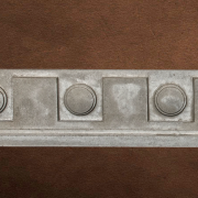 Specialty Decorative Trim - Dental Frieze 3 | Gray color - Smooth Finish