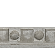 Specialty Decorative Trim - Dental Frieze 3 | In This Example, Gray color - Smooth Finish