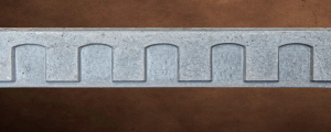 Mesa Precast Catalog Product - Decorative Trim - Dentil Frieze 4 | Gray Color - Smooth Finish