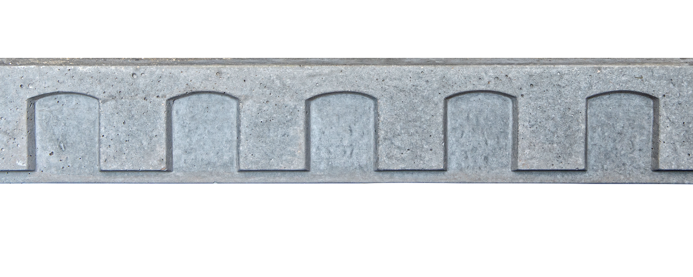 Mesa Precast Catalog Product - Decorative Trim - Dentil Frieze 4 | Gray color - Smooth Finish