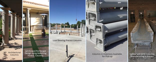 Mesa Precast Architectural Columns - Precast, GFRC