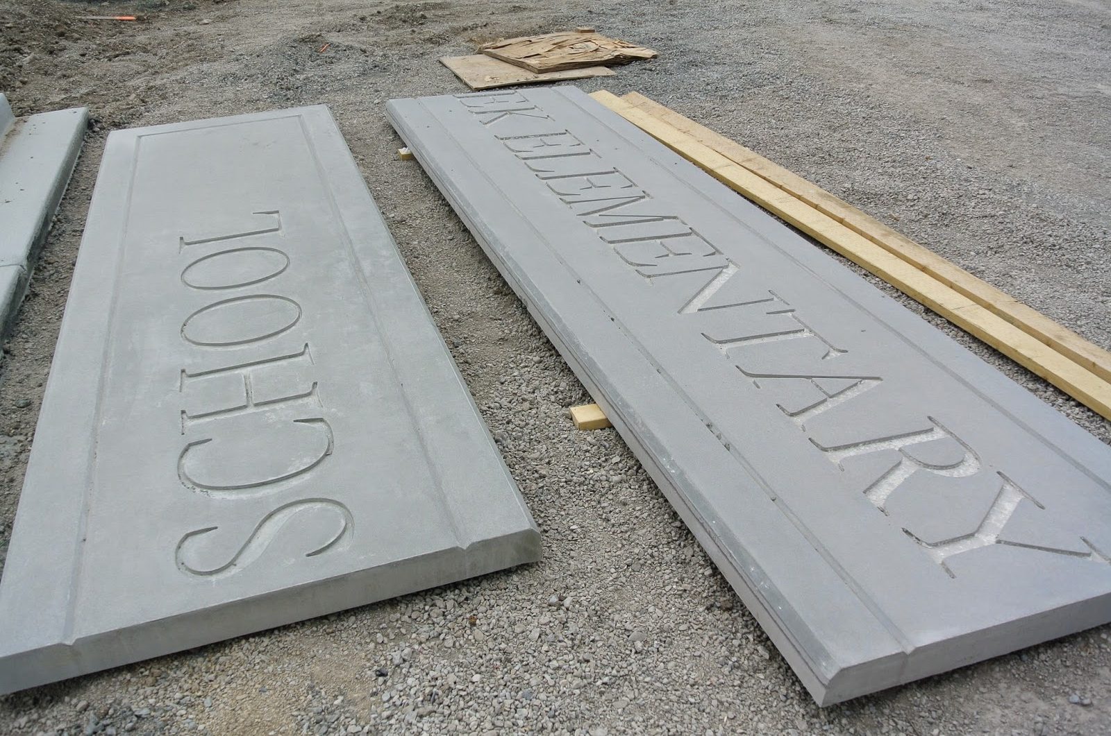 Large Size Custom GFRC Panels with Signage Developed using Custom Molds, Specialized Manufacturing Technique